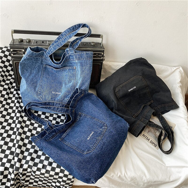 Bolsa Jeans Feminina