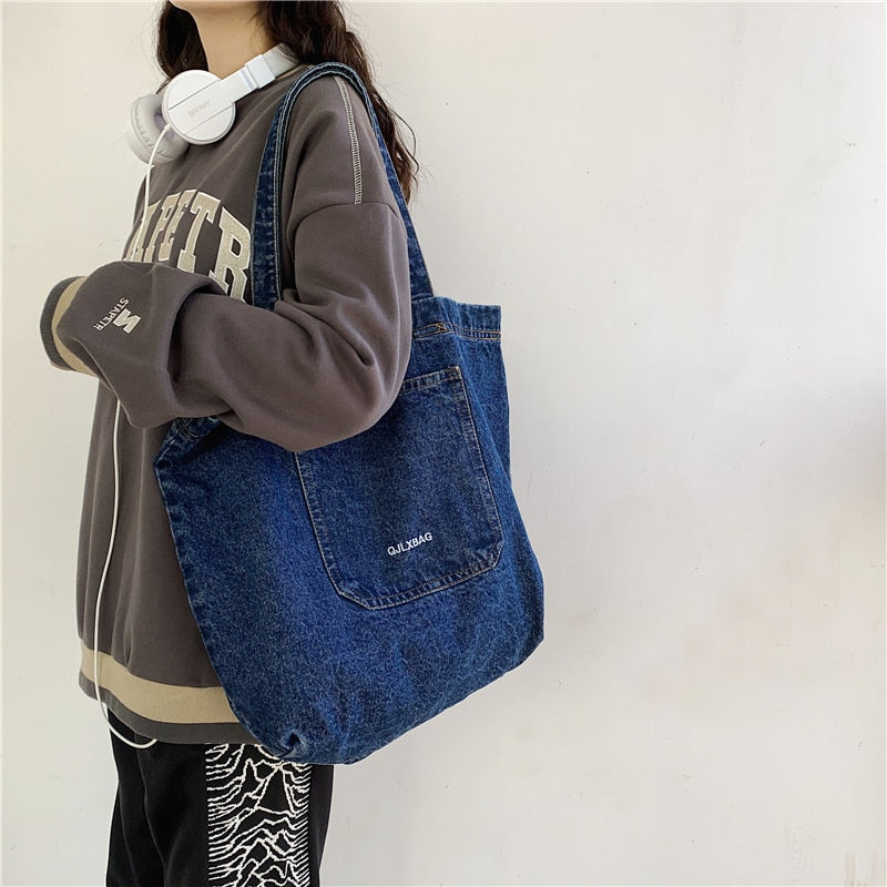 Bolsa Jeans Feminina